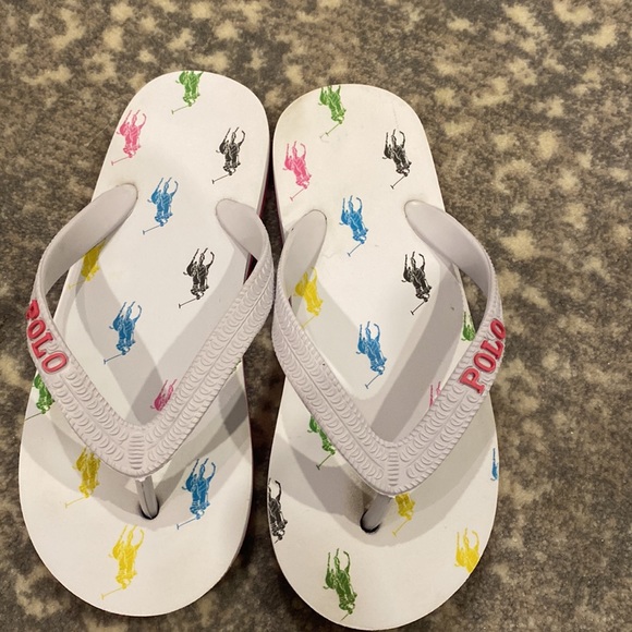 POLO KIDS FLIP FLOPS SIZE 11 LITTLE GIRLS - Picture 9 of 9